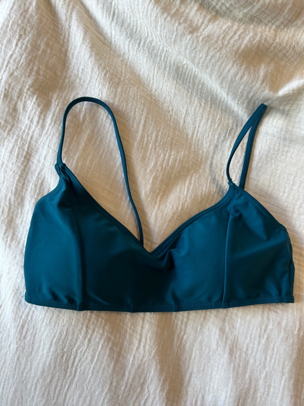 Summersalt Teal Blue Bikini Top Size 2